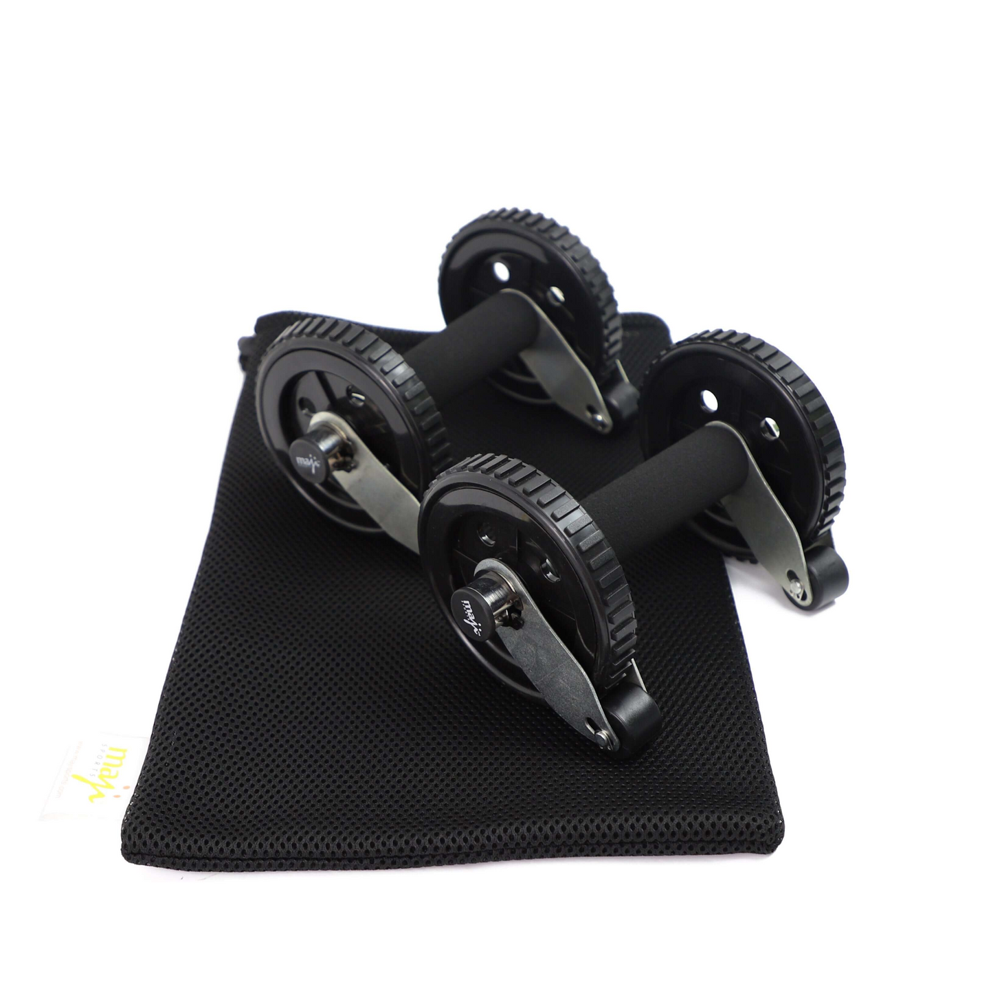 Roll & Stop Ab Wheel Set by Maji Sports