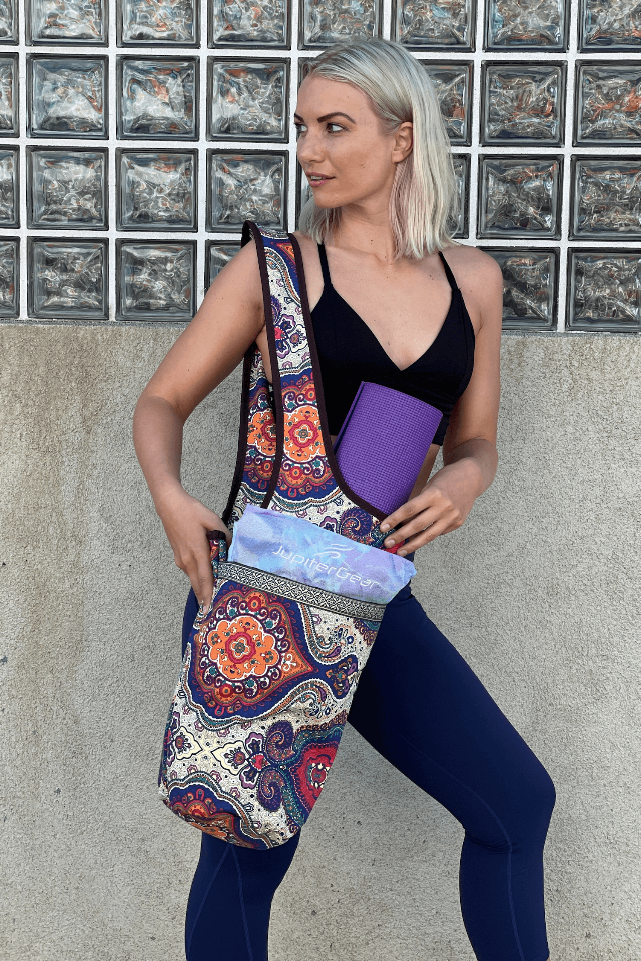 Yoga Mat Tote Bag by JupiterGear