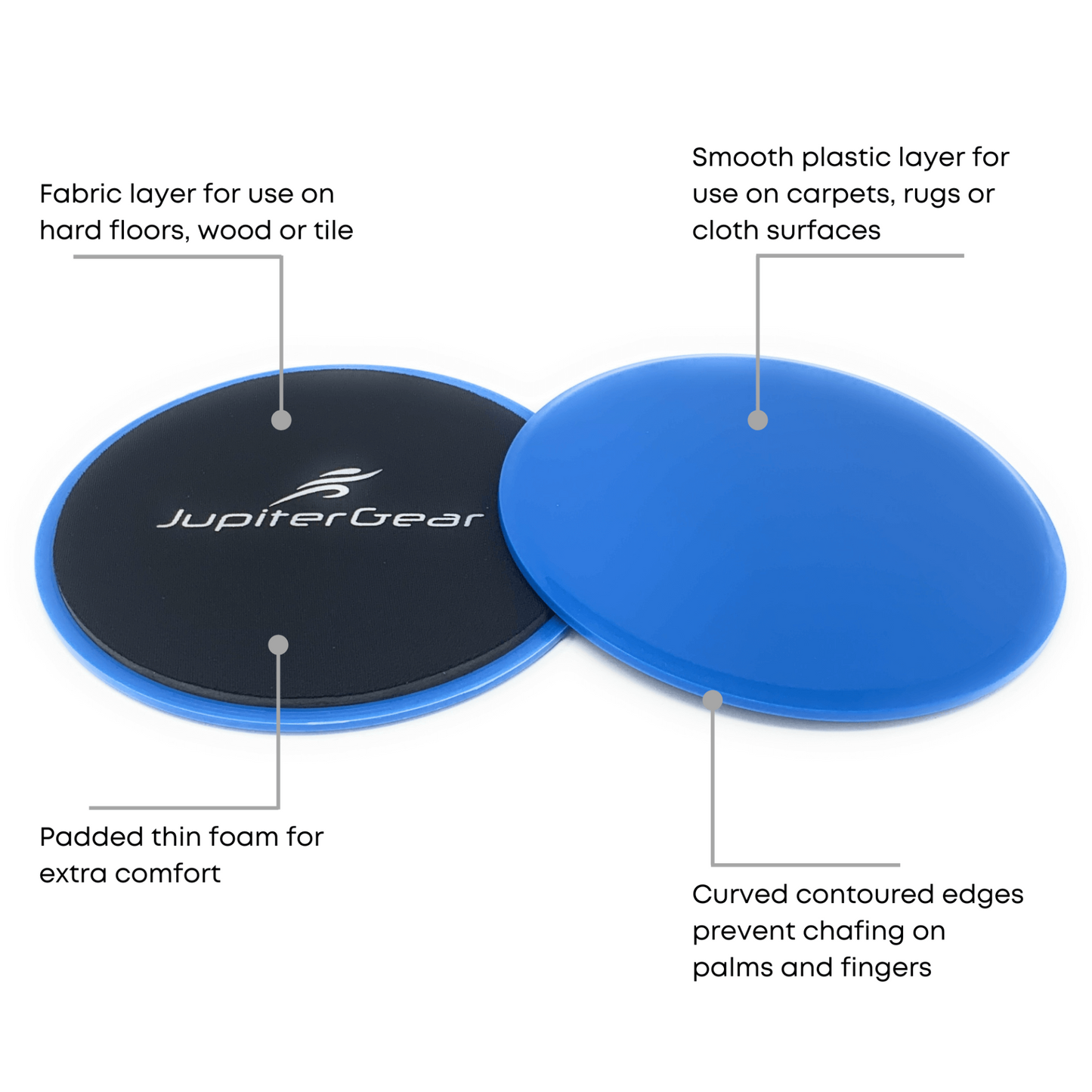Exercise Slider Discs by JupiterGear