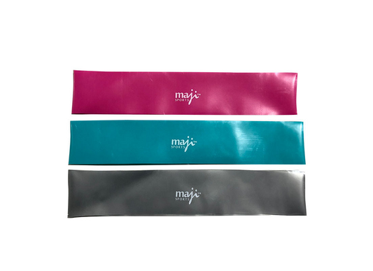 Resistance Band Trio (Multicolor - Dark) by Maji Sports