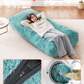 VEVOR Bean Bag Chair, Giant BeanBag Chair with Removable & Washable Cover for Adults, Fluffy Plush & High-Density Foam Filling Floor Adult Bean Bag with Zapper, Ideal for Living Room, Bedroom, Blue by J&D Motion