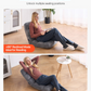 VEVOR Floor Chair, Recycled Foam Folding Sofa Chair with 14 Adjustable Positions, Multifunctional Floor Chair with Back Support Ideal for Sleeping Reading, Floor Gaming Chair Suitable for Kids, Gray by J&D Motion