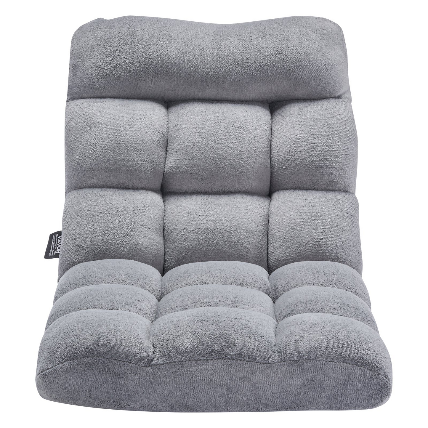 VEVOR Floor Chair, Recycled Foam Folding Sofa Chair with 14 Adjustable Positions, Multifunctional Floor Chair with Back Support Ideal for Sleeping Reading, Floor Gaming Chair Suitable for Kids, Gray by J&D Motion