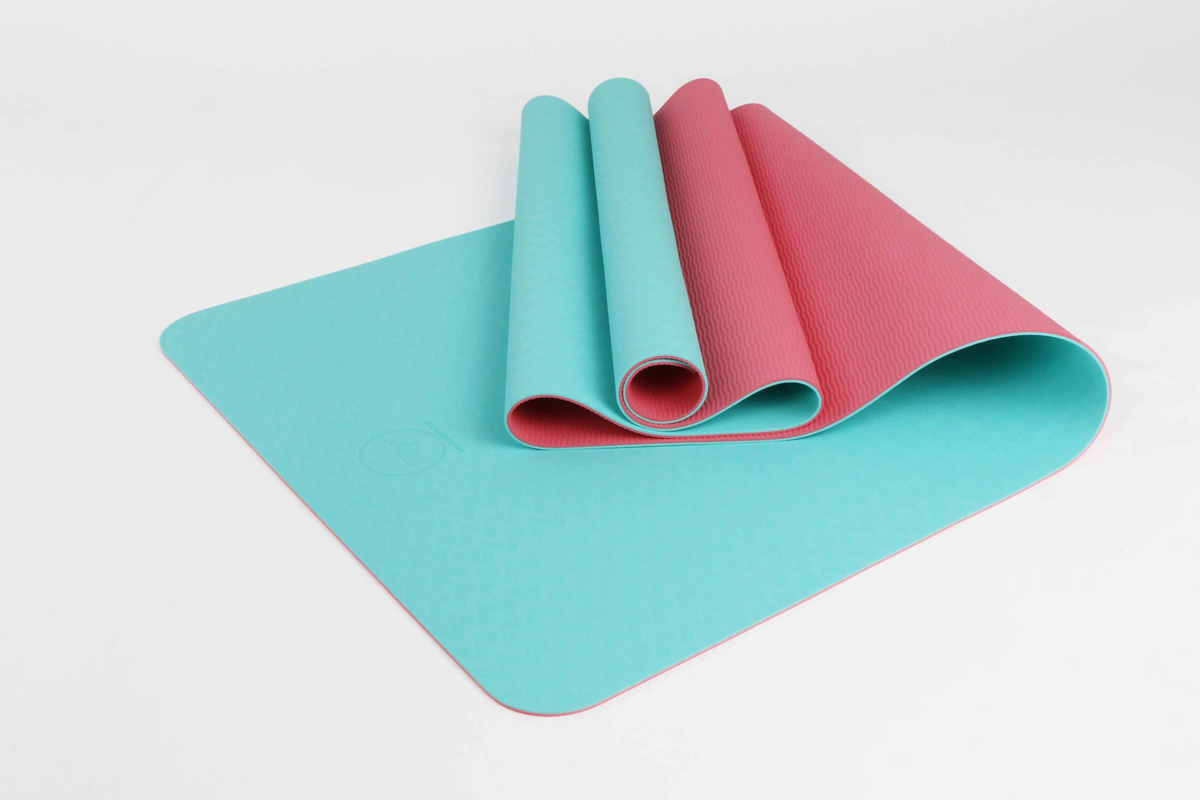 2-Tone Premium Yoga Mat by Maji Sports
