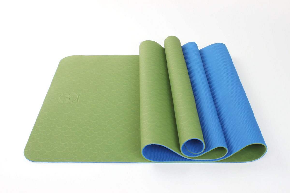 2-Tone Premium Yoga Mat by Maji Sports