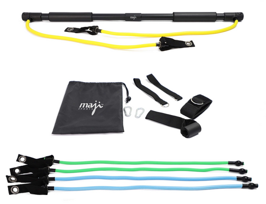 Resistance Bar & Bands Bundle by Maji Sports