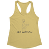 J&D Motion Bicep Beauty Women's Racerback Tank (Black Graphic) by teelaunch