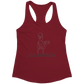 J&D Motion Bicep Beauty Women's Racerback Tank (Black Graphic) by teelaunch