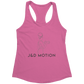J&D Motion Bicep Beauty Women's Racerback Tank (Black Graphic) by teelaunch