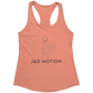 J&D Motion Bicep Beauty Women's Racerback Tank (Black Graphic) by teelaunch