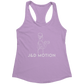 J&D Motion Bicep Beauty Women's Racerback Tank (White Graphic) by teelaunch