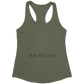J&D Motion Bicep Beauty Women's Racerback Tank (Black Graphic) by teelaunch