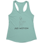J&D Motion Bicep Beauty Women's Racerback Tank (Black Graphic) by teelaunch