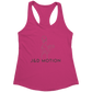 J&D Motion Bicep Beauty Women's Racerback Tank (Black Graphic) by teelaunch