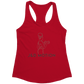 J&D Motion Bicep Beauty Women's Racerback Tank (Black Graphic) by teelaunch