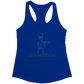 J&D Motion Bicep Beauty Women's Racerback Tank (Black Graphic) by teelaunch