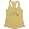J&D Motion Push-Up Cutie Women's Racerback Tank (Black Graphic) by teelaunch
