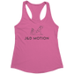 J&D Motion Push-Up Cutie Women's Racerback Tank (Black Graphic) by teelaunch