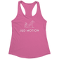 J&D Motion Push-Up Cutie Women's Racerback Tank (White Graphic) by teelaunch