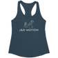 J&D Motion Push-Up Cutie Women's Racerback Tank (White Graphic) by teelaunch