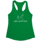 J&D Motion Push-Up Cutie Women's Racerback Tank (White Graphic) by teelaunch