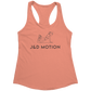 J&D Motion Push-Up Cutie Women's Racerback Tank (Black Graphic) by teelaunch