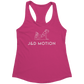 J&D Motion Push-Up Cutie Women's Racerback Tank (White Graphic) by teelaunch