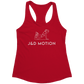 J&D Motion Push-Up Cutie Women's Racerback Tank (White Graphic) by teelaunch