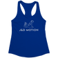 J&D Motion Push-Up Cutie Women's Racerback Tank (White Graphic) by teelaunch