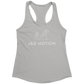 J&D Motion Push-Up Cutie Women's Racerback Tank (White Graphic) by teelaunch