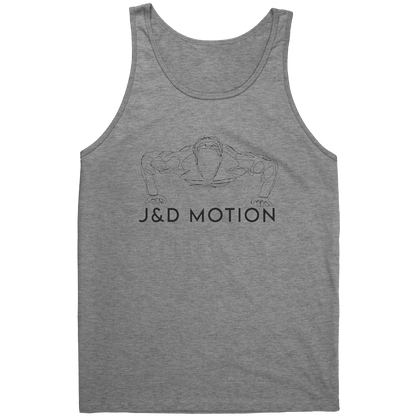 J&D Motion Push Up Partner Unisex Tank (Black Graphic) by teelaunch