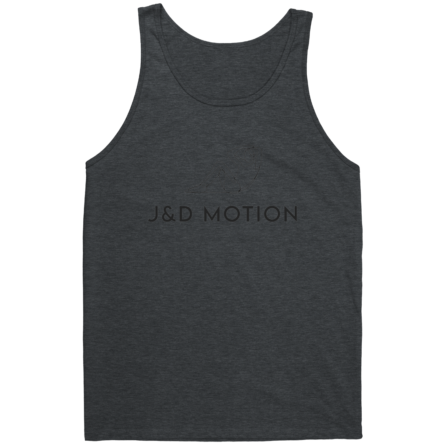 J&D Motion Sit-Up Partner Unisex Tank (Black Graphic) by teelaunch