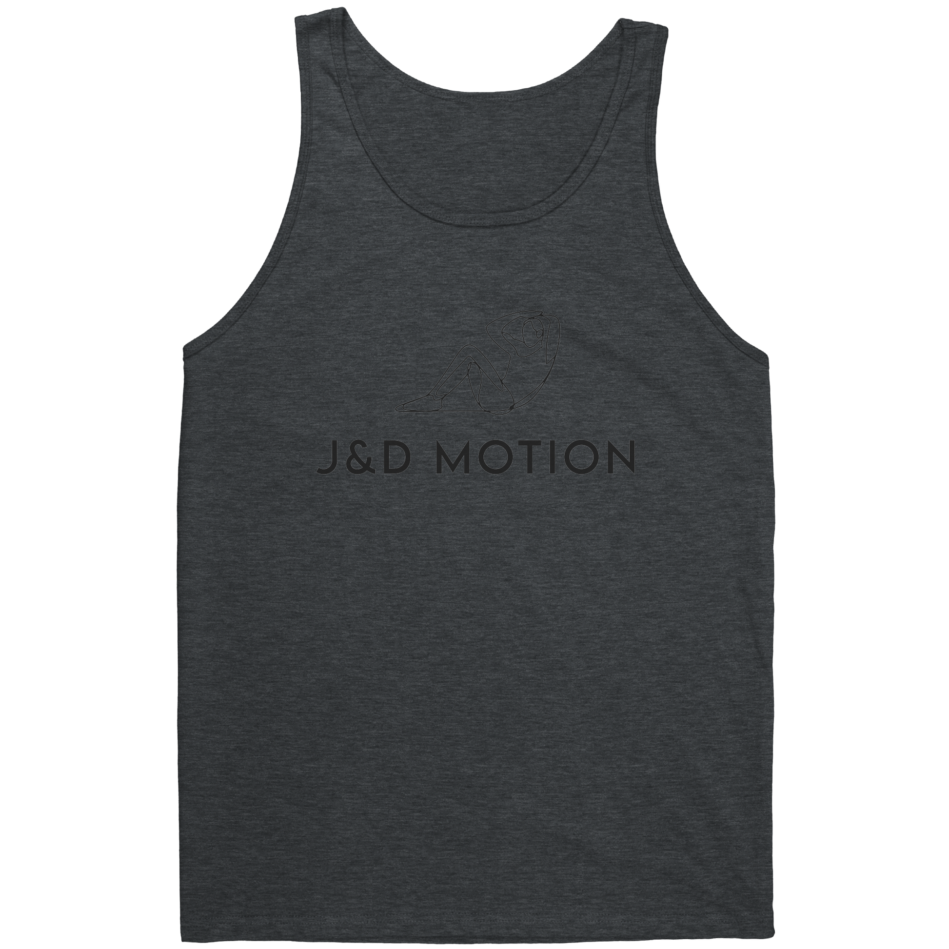 J&D Motion Sit-Up Partner Unisex Tank (Black Graphic) by teelaunch