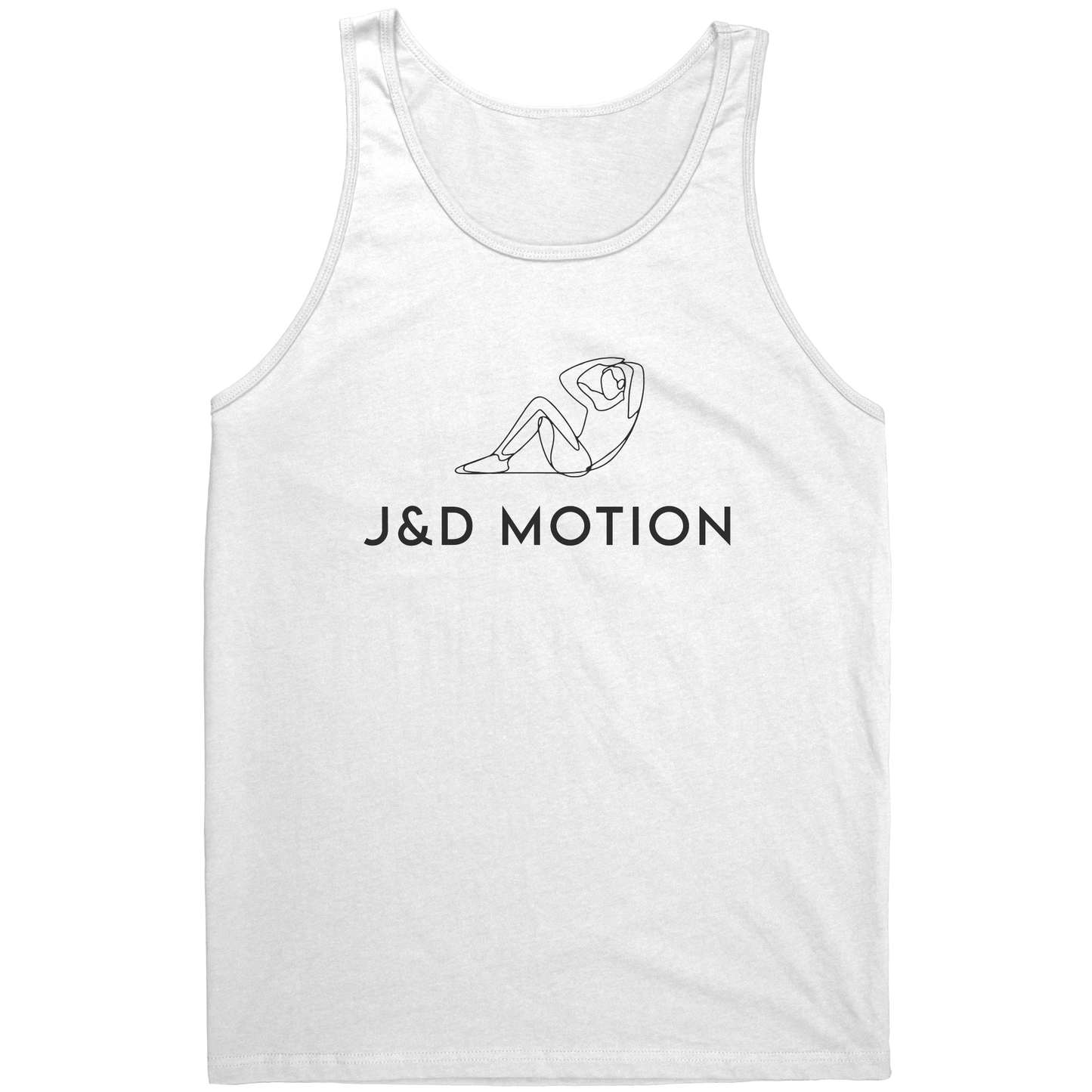 J&D Motion Sit-Up Partner Unisex Tank (Black Graphic) by teelaunch