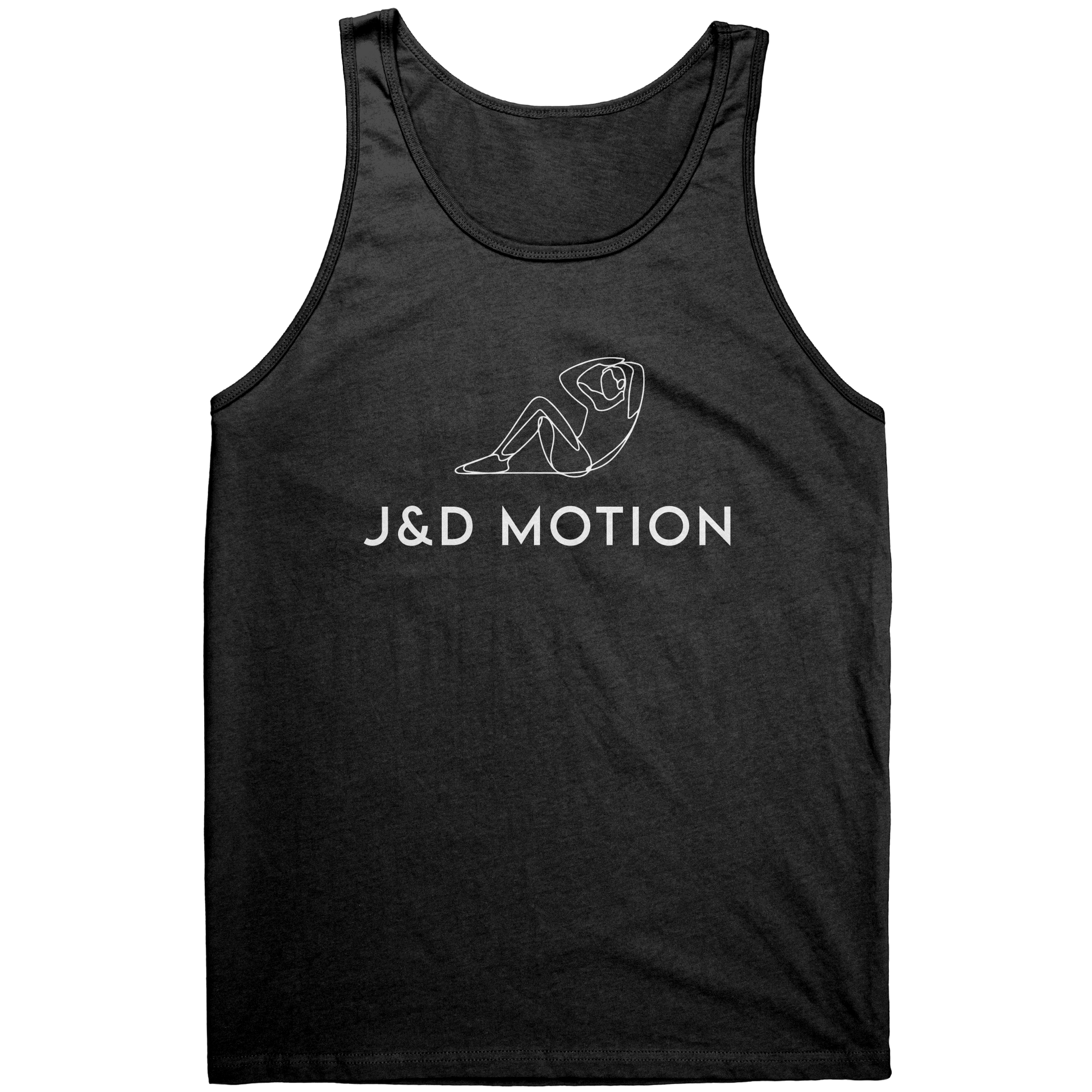 J&D Motion Sit-up Partner Unisex Tank (White Graphic) by teelaunch