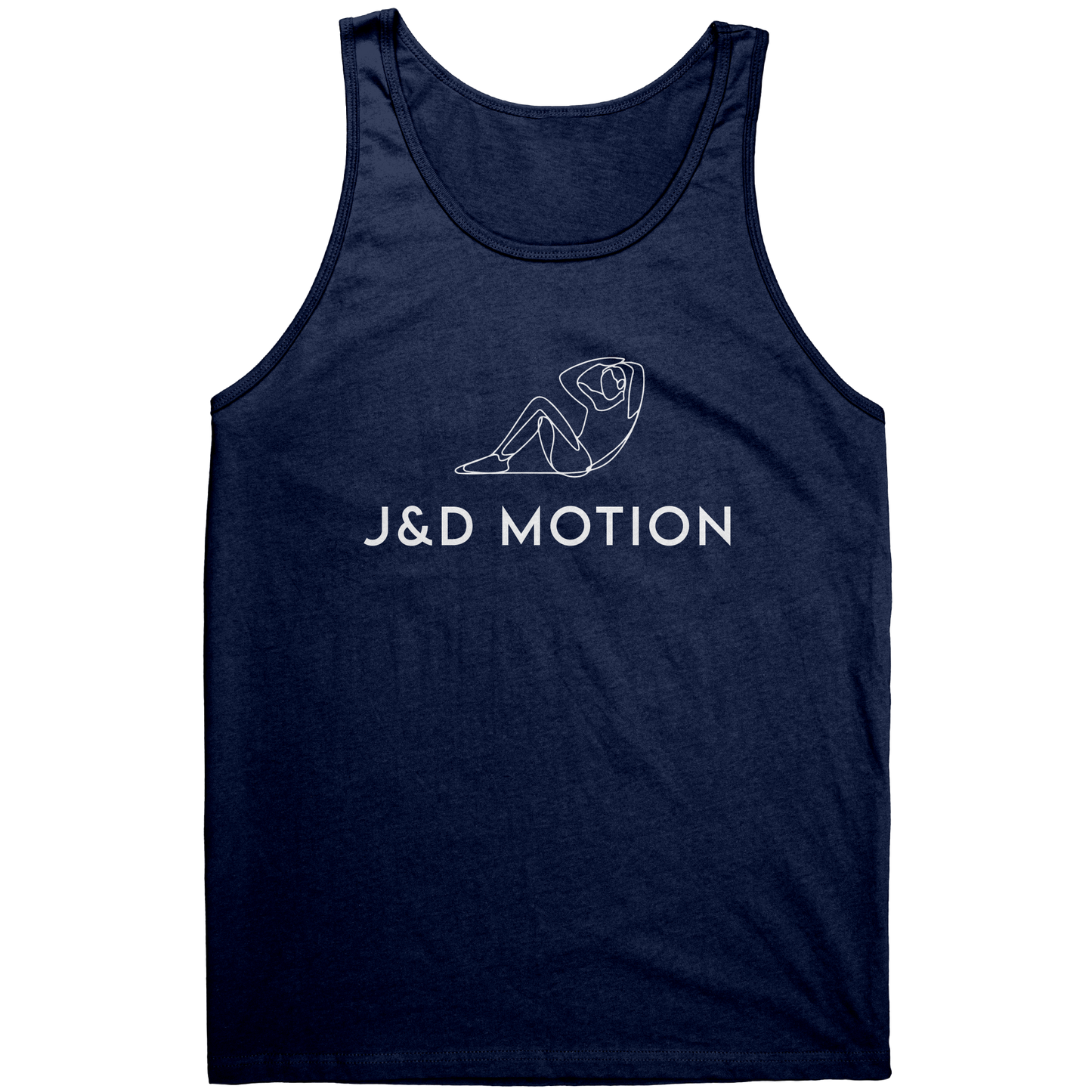 J&D Motion Sit-up Partner Unisex Tank (White Graphic) by teelaunch