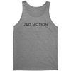 J&D Motion Unisex Tank (Black Text) by teelaunch