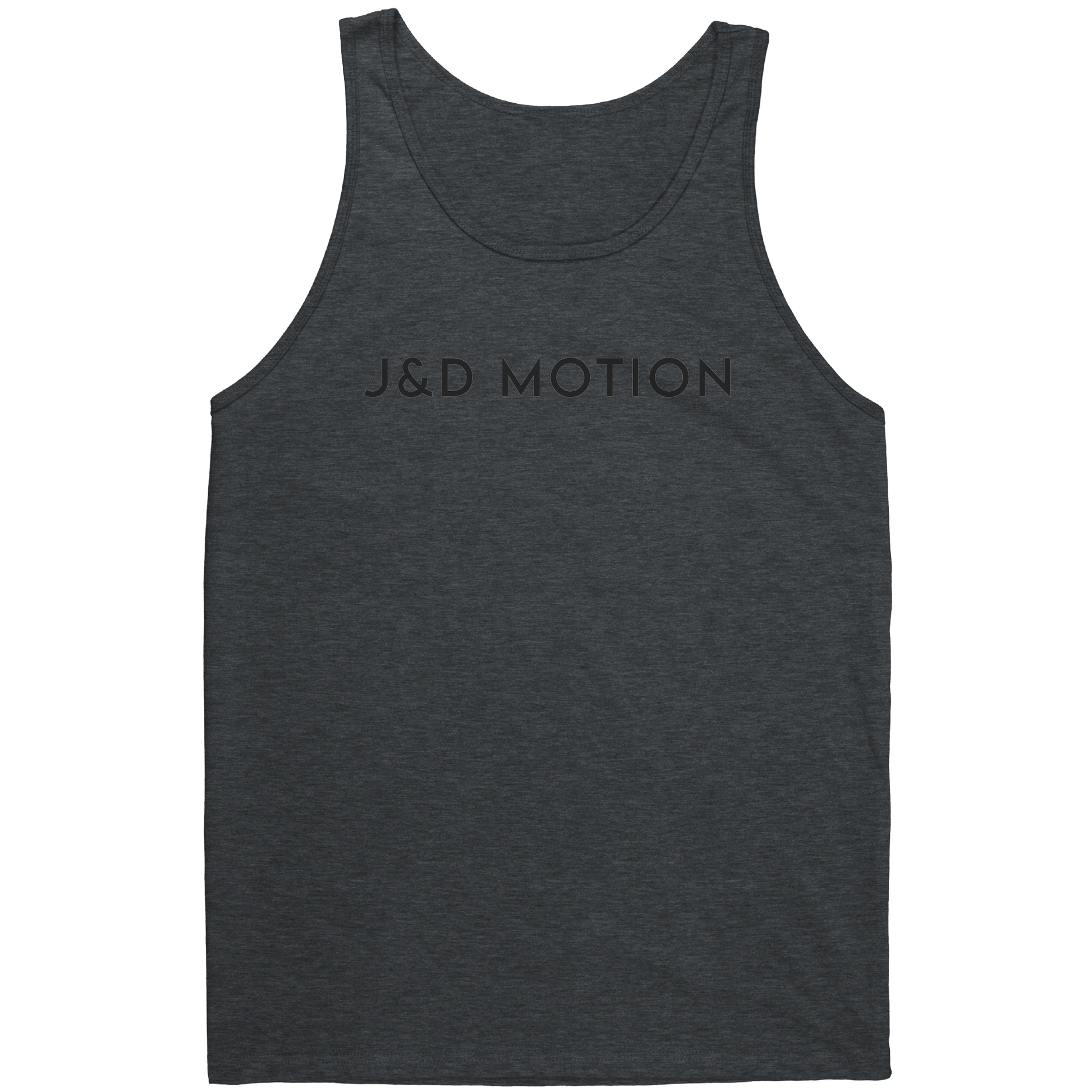 J&D Motion Unisex Tank (Black Text) by teelaunch