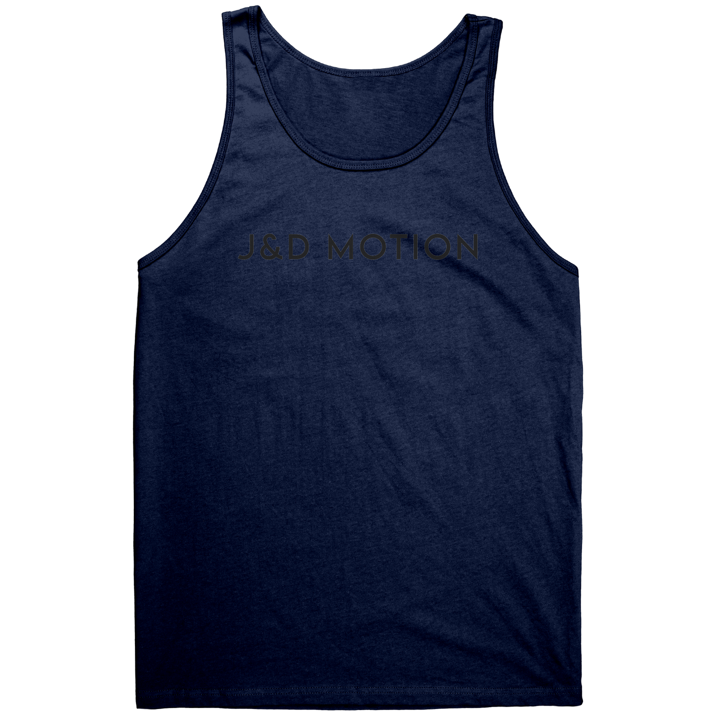 J&D Motion Unisex Tank (Black Text) by teelaunch