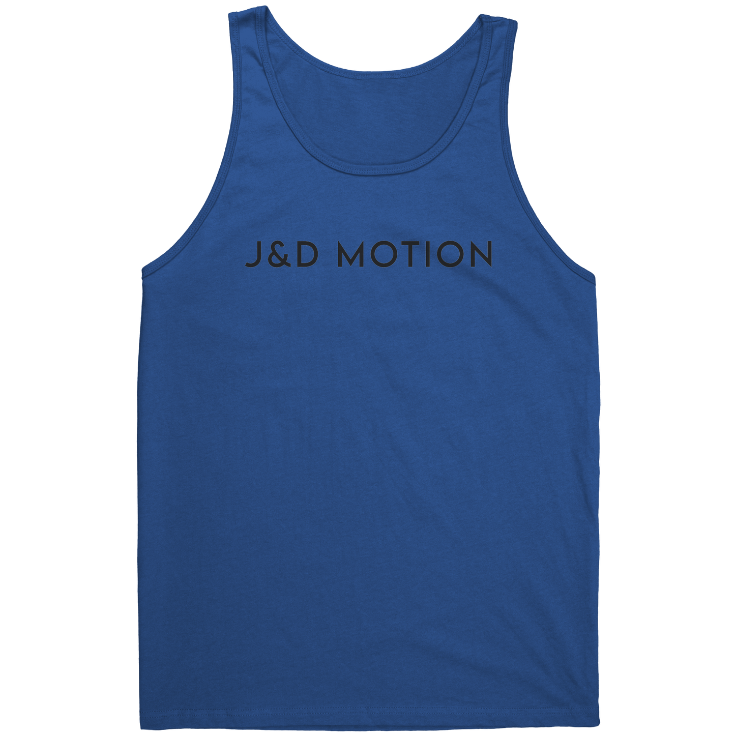 J&D Motion Unisex Tank (Black Text) by teelaunch
