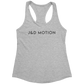 J&D Motion Women's Racerback Tank (Black Text) by teelaunch