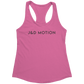 J&D Motion Women's Racerback Tank (Black Text) by teelaunch