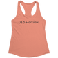 J&D Motion Women's Racerback Tank (Black Text) by teelaunch