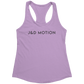 J&D Motion Women's Racerback Tank (Black Text) by teelaunch