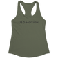 J&D Motion Women's Racerback Tank (Black Text) by teelaunch