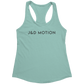 J&D Motion Women's Racerback Tank (Black Text) by teelaunch