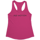 J&D Motion Women's Racerback Tank (Black Text) by teelaunch