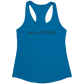 J&D Motion Women's Racerback Tank (Black Text) by teelaunch