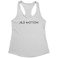 J&D Motion Women's Racerback Tank (Black Text) by teelaunch